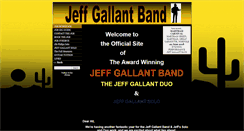 Desktop Screenshot of jeffgallantband.com